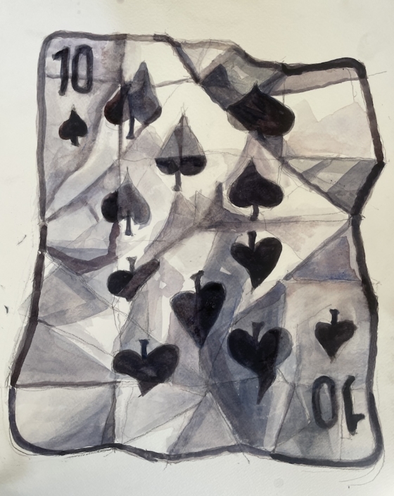 TLC Deck of Cards 10 of Spades 2, 2024