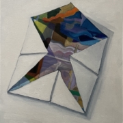 Fortune Teller, FR (anon) 2025, oil on linen, 50 x 40cm