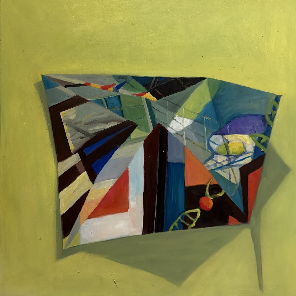 Fortune Teller on Lime, FR SB II, 2025, 50 x 50 cm, oil on board .JPG Fortune Teller on Lime, FR SB II, 2025, 50 x 50 cm, oil on board .JPG